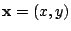 ${\bf x} = (x,y)$